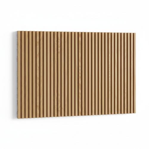 Painel Ripado 3D Autocolante Oak Natural